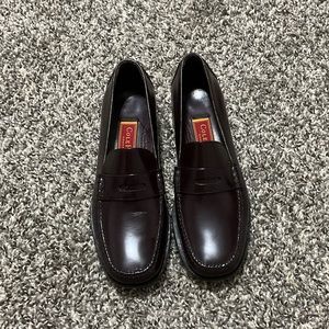 Cole Haan brown loafers, size 8